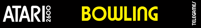 Bowling logo for Atari 2600